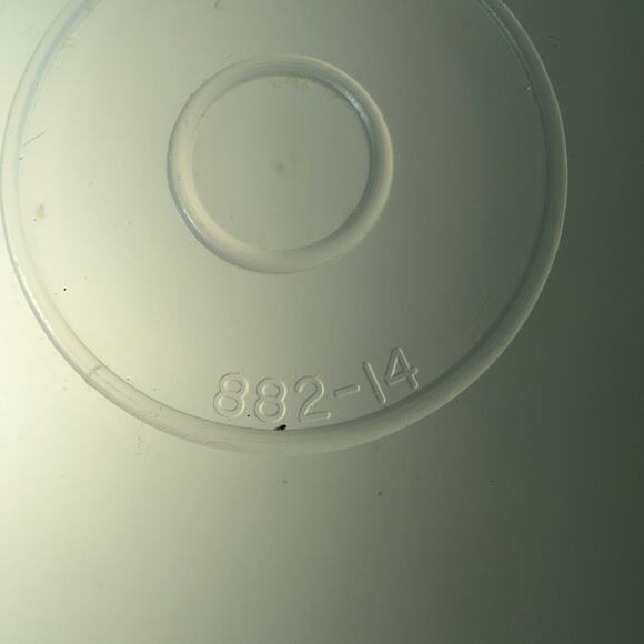 VintageTupperware Hamburger Press #1926 1/3 lb 12 Keeper Containers Sheer - Picture 4 of 11